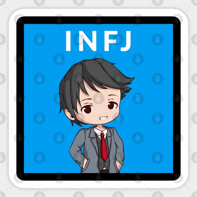 INFJ Personality (Chibi Style) Sticker by personalitysecret